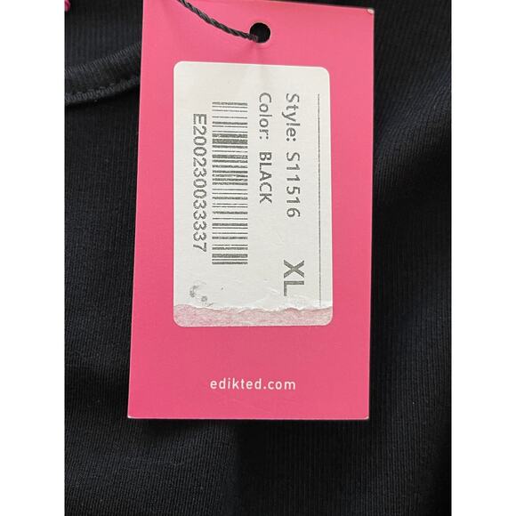 New ~ EDIKTED ~ Patricia Open-Ring Crop Top Size XL - Picture 7 of 8